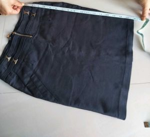 Chic Black Mini  pencil Skirt
