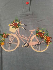 Cute Pajama Set - Bike Design