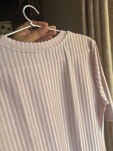 Ribbed Long Sleeve Top