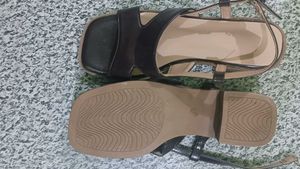 Brown Heeled Sandals