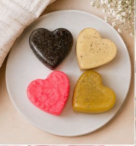 Heart Shaped Soap Bars Set