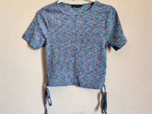 Tie-Side Cropped T-Shirt