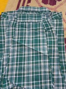 Green Check Shirt For Men