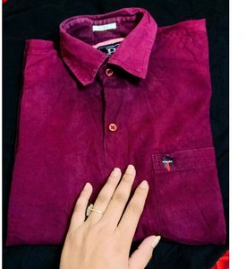 Shirt Top For Women Purple Colour