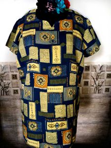 🔥 MEGA SALE OFFER 🔥 Patchwork Print Tunic Top