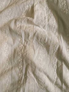 Elegant White Embroidered Kurta Top