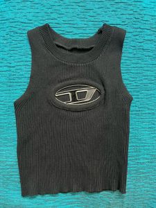 Diesel Ribbed Cropped Tank Top (dupe )