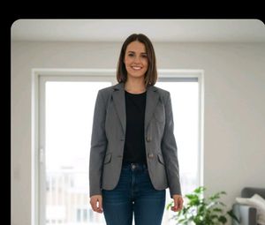 Grey Casual Blazer