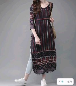 ANOUK Striped Kurta for Women