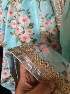 kurta pallazo duppta (pure mul gotta)