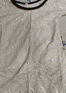 Elegant Chikankari Kurta &amp; Palazzo Set