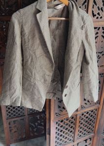 Shiney striped blazer