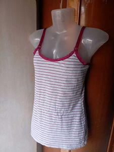 Women's Striped Sleepwear Top
