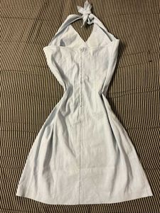 Light Blue Halter Sundress
