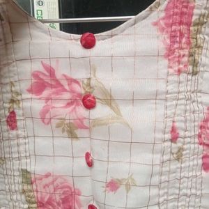 Beautiful Floral Print Kurta