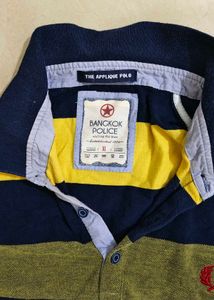 Men's Striped Polo Shirt &amp; Jeans