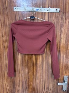 Long Sleeve Cropped Top