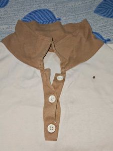 Casual Two-Tone T-Shirt