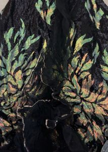 Sequin Floral Gown