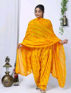 Pure Cotton Patiyala With Duppata