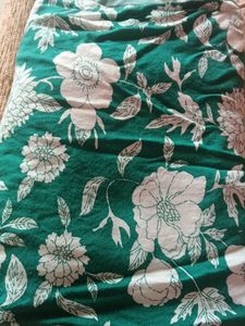 Green Floral Print Kurta