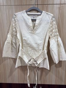 Lace Sleeve Top