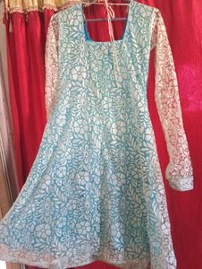 Stunning Blue Kurta with Intricate Detailing