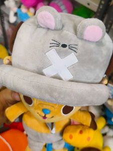 Cute Chopper Plush Toy with Cheese