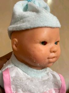 Cute Baby Doll with Blue Outfit