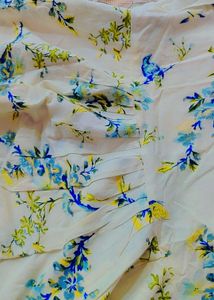Elegant Floral Print Gown