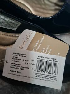 Comfort Plus Navy Patent Heels