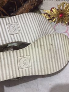Michael Kors Gold Glitter Sandals