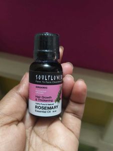 Soulflower Rosemary Essential Oil for Hair Growth