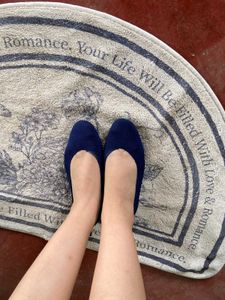 Korean NODOKnits Navy Blue ballerinas
