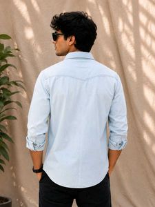 Light Wash Denim Shirt