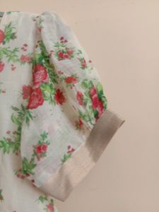 Floral Print Anarkali