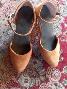 Set of two stylish Suede Heels with Ankle Strap