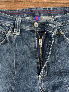 Men's Blue Denim Cargo Jeans