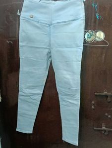 Light Wash High Waist Skinny Jeans