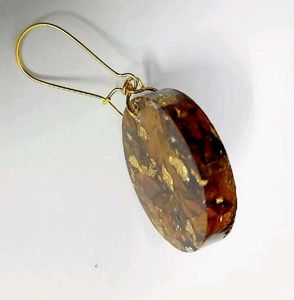 Real Rose Preserved Earrings