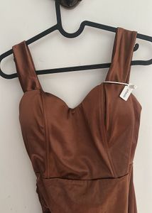 Brown Mini Dress