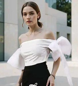 Off-Shoulder Bow Top