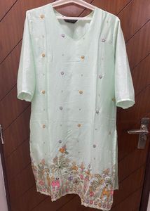 Elegant Pastel Kurta Set with Dupatta