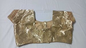Stunning Golden &amp; Red Lehenga Choli