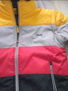 Color Block Puffer Jacket