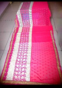 Elegant Embroidered Sari