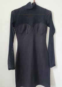 Black Bodycon Mini Dress