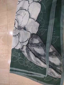 Large Floral Print Scarf