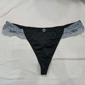 Black Lace 💙 Big Trim Thong