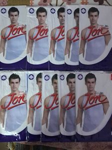 Rupa Jon Cotton Vests 85 Cms 10 Pieces Packet